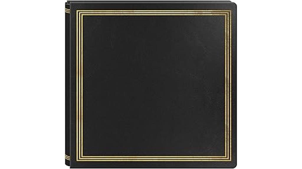 black magnetic photo album