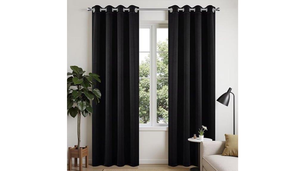 blackout bedroom curtain panels