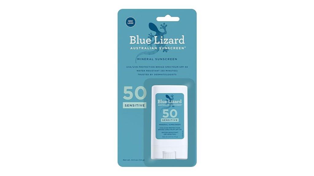 blue lizard spf 50 stick