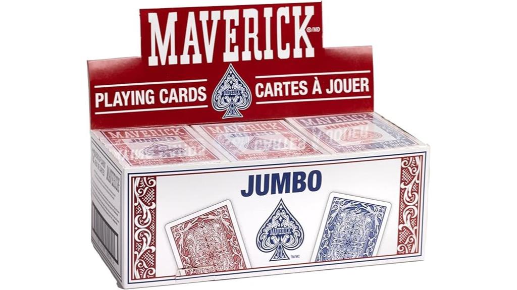 blue maverick jumbo cards