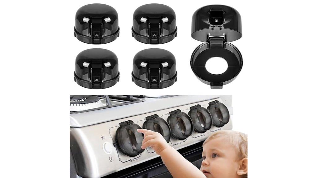 child proof stove control covers