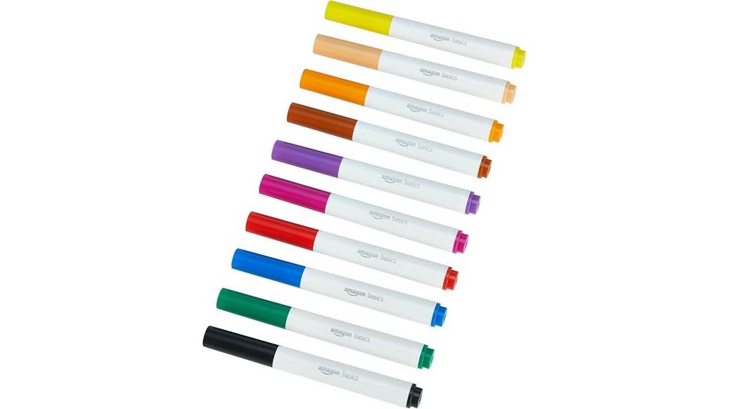 colored markers pack of ten