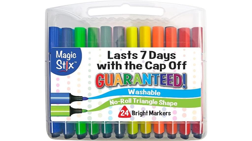 colorful non toxic marker set