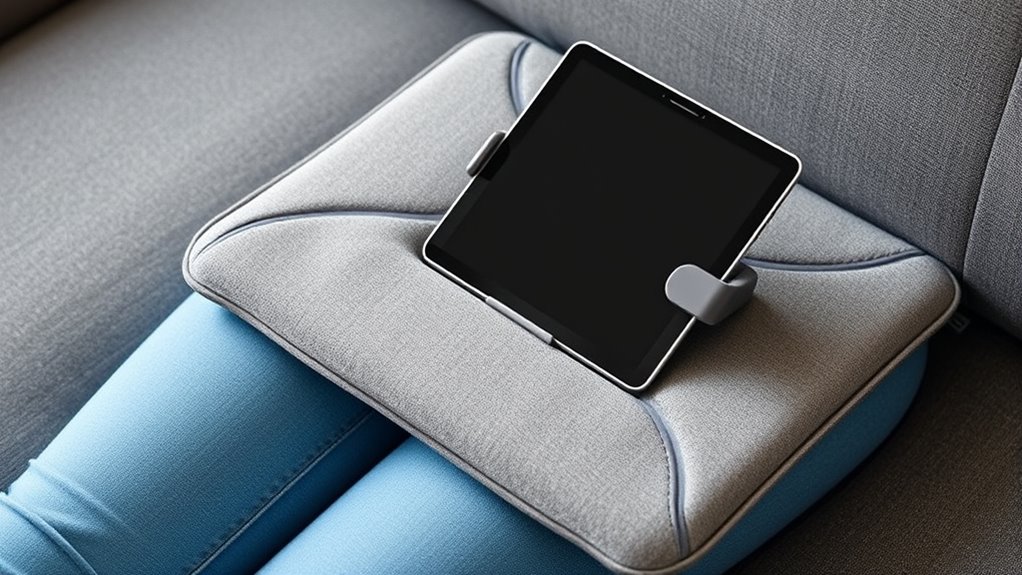 comfortable adjustable device holder