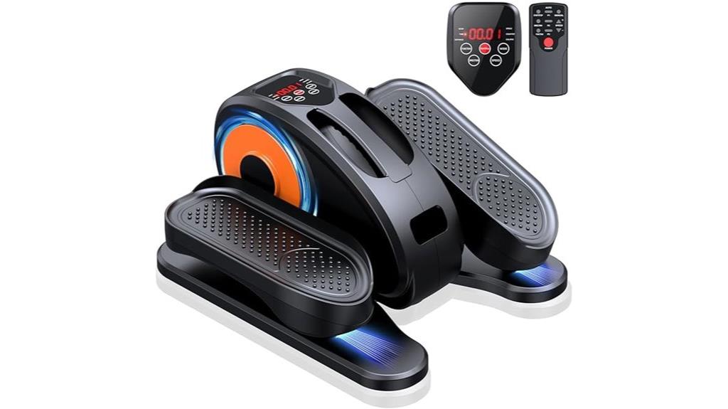 compact under desk pedal exerciser