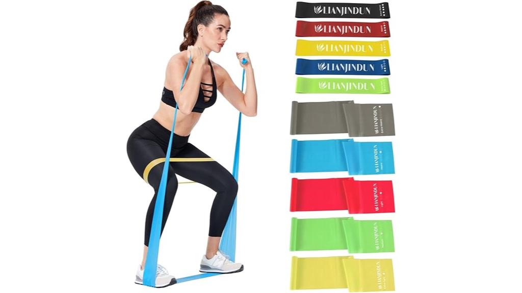 complete 10 piece resistance bands