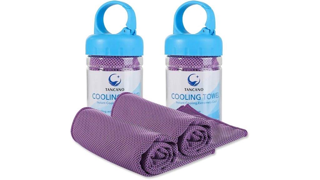 cooling microfiber sports towels