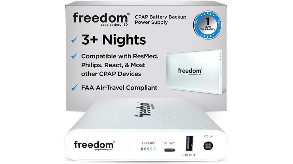 cpap battery backup power