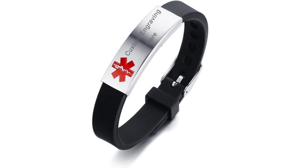 custom medical id bracelet