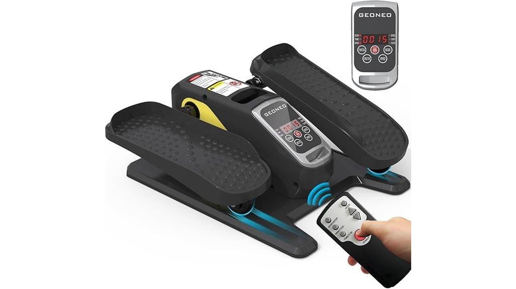 desk elliptical with remote