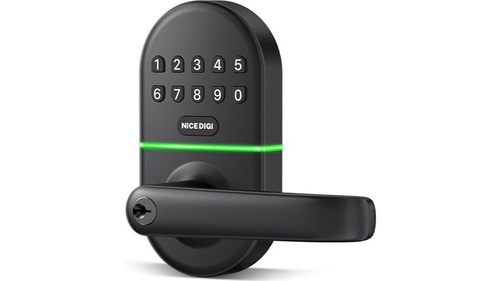 digital handle lock system