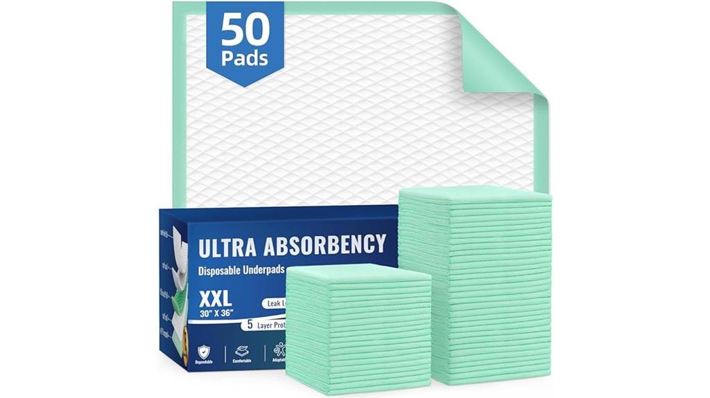 disposable underpads 50 count