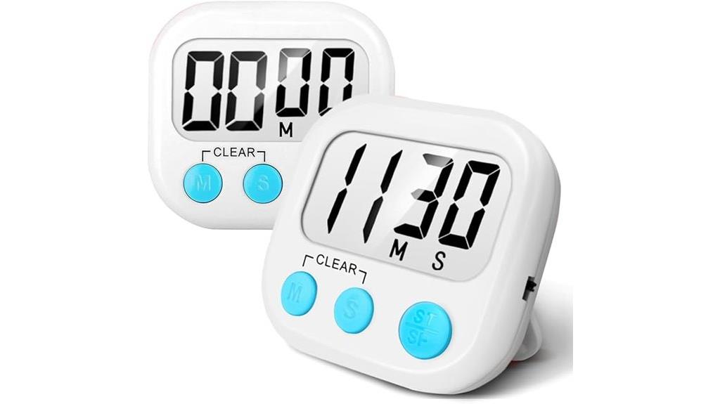 double digital kitchen timers
