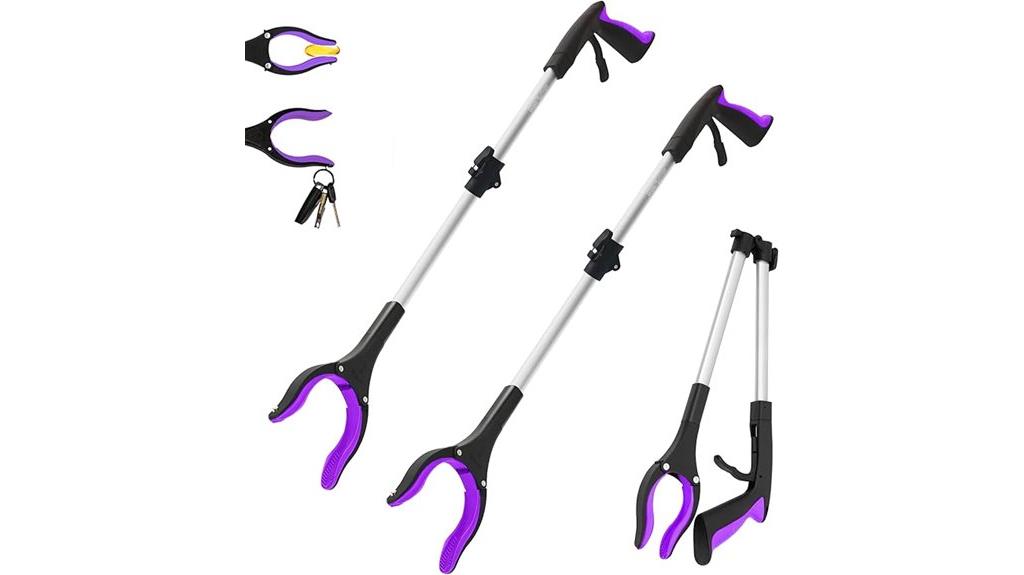 dual 32 inch magnetic grabbers