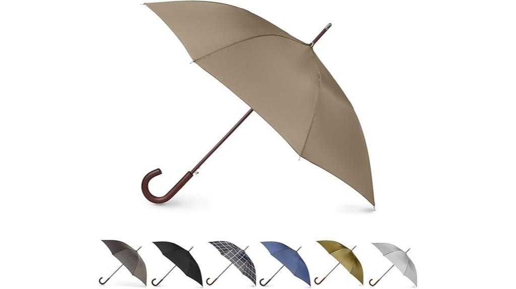eco friendly wooden handle umbrella