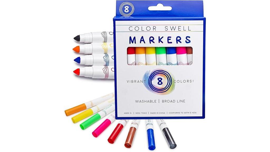 eight color marker set