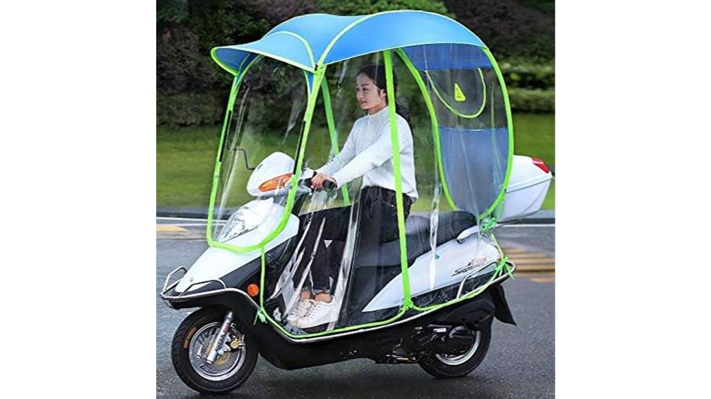 enclosed scooter rain cover