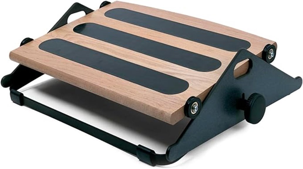 ergonomic footrest under desk