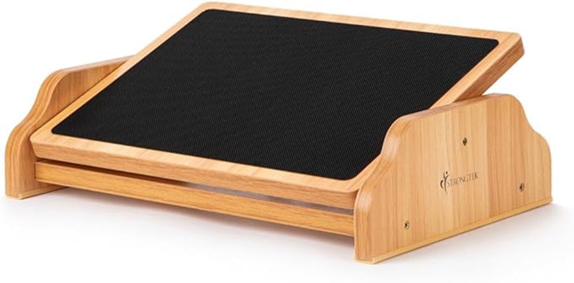 ergonomic under desk footrest