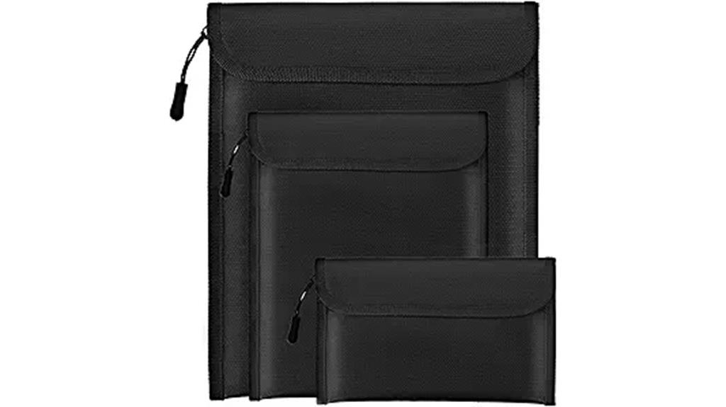 fireproof waterproof document bag
