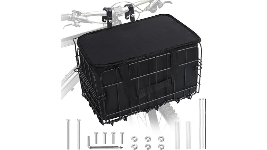 foldable pet basket with liner
