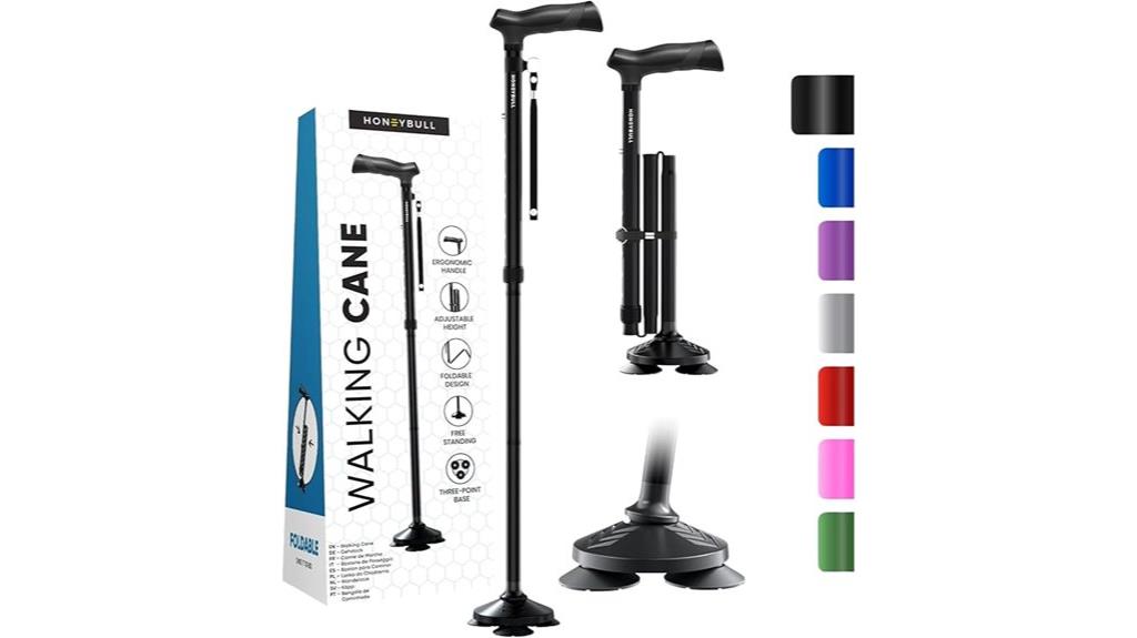 foldable unisex walking cane