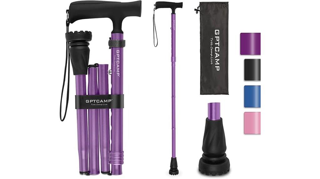 foldable unisex walking cane