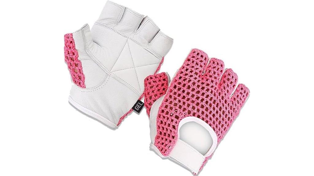 gel padding leather gloves