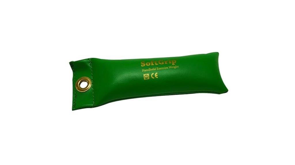 green 2 lb hand weight