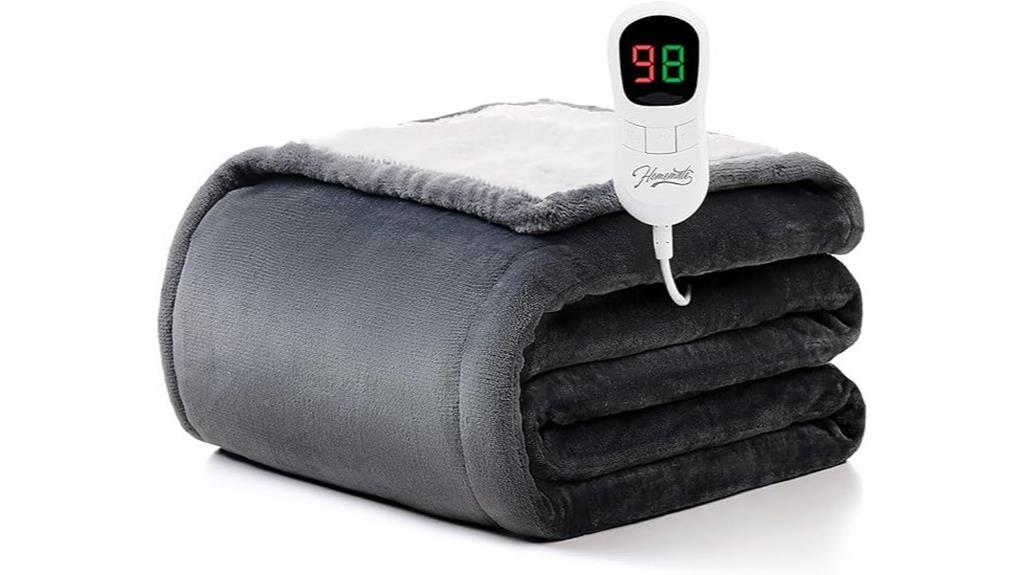 heated electric throw blanket