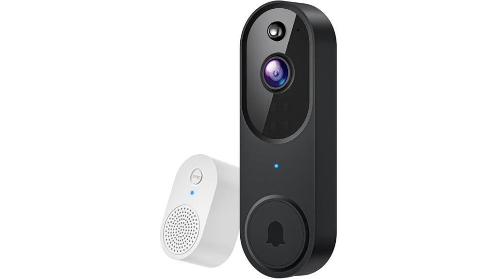 high resolution night vision doorbell