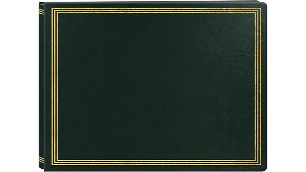 hunter green magnetic photo album