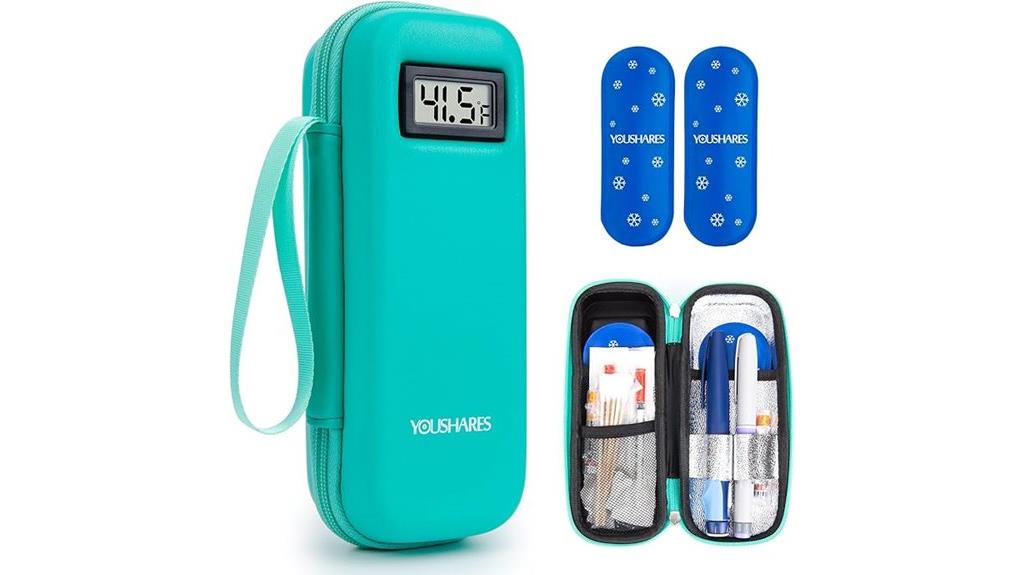 insulin cooler with display
