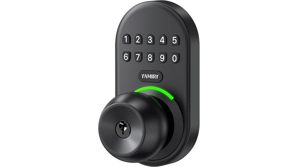 keypad handle lock