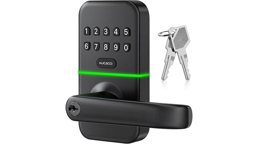 keypad smart door lock