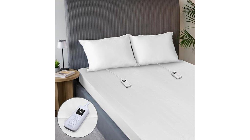 king size heated mattress pad