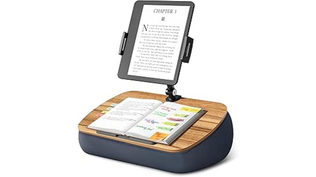 lap beanbag kindle holder