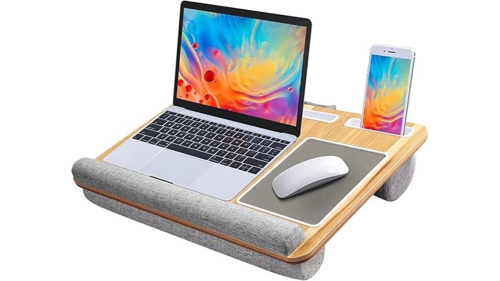 lap desk with accessories
