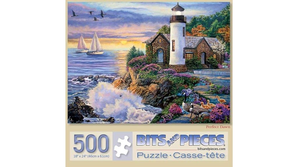 large 500 piece adult puzzle