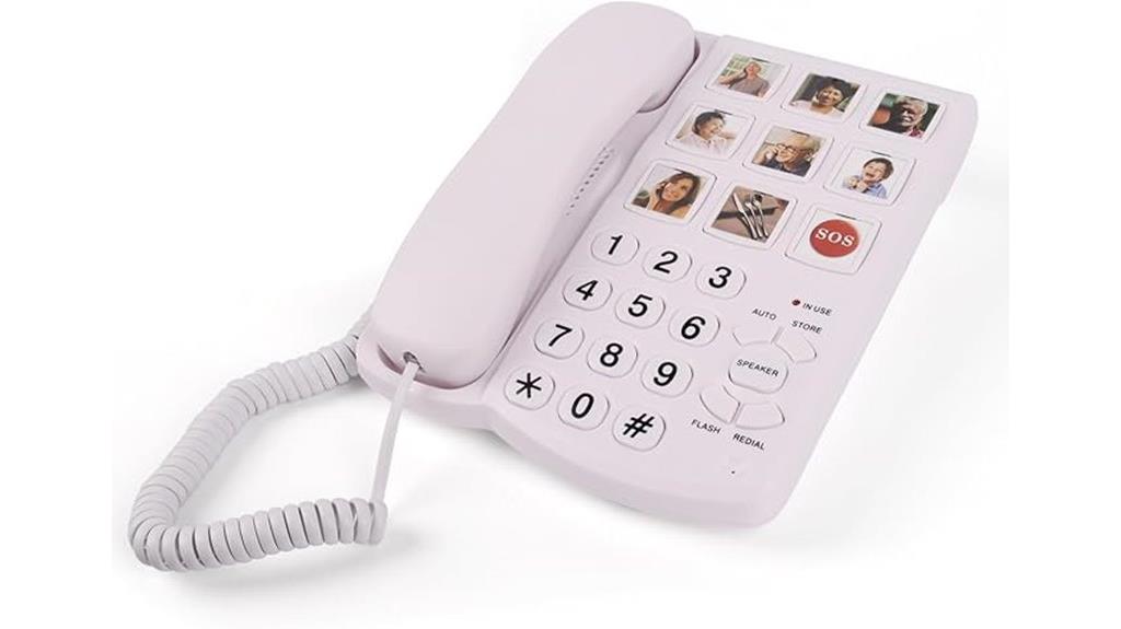 large button emergency phone