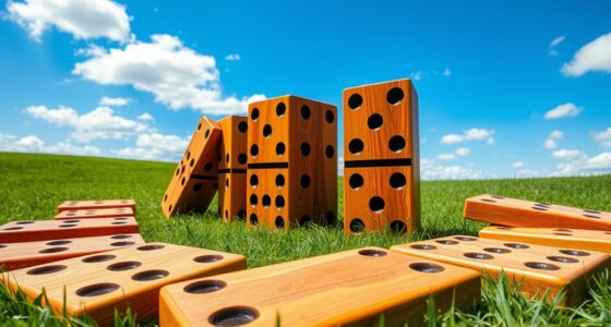 large outdoor wooden dominoes
