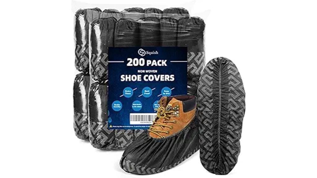 large pack non slip shoe covers