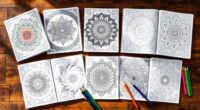 large pattern coloring books
