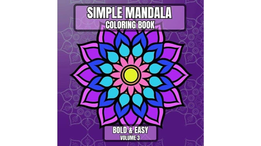 large print mandala patterns