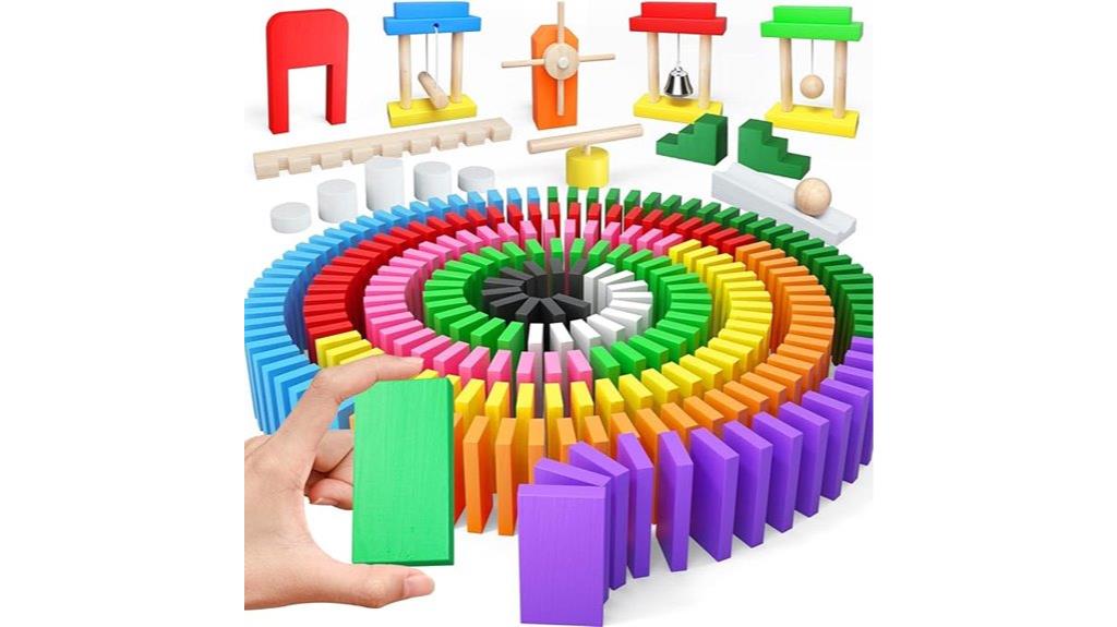 large wooden dominoes set