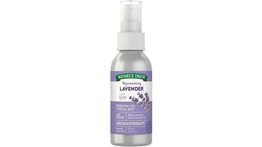 lavender essential oil spray