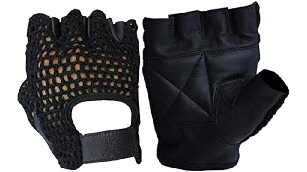 leather cycling wheelchair gloves