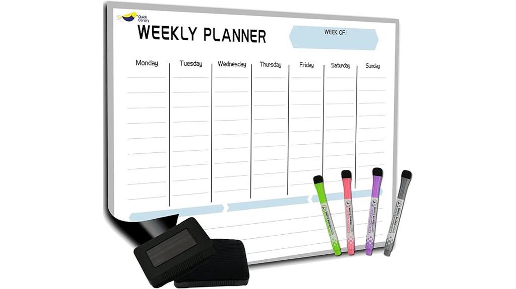 magnetic fridge weekly organizer