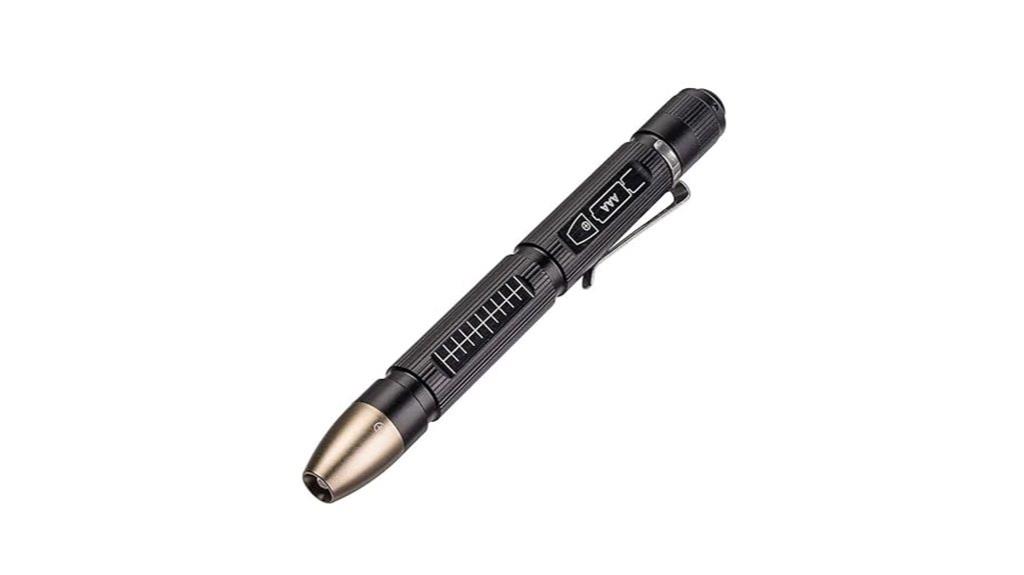 medical penlight with clip