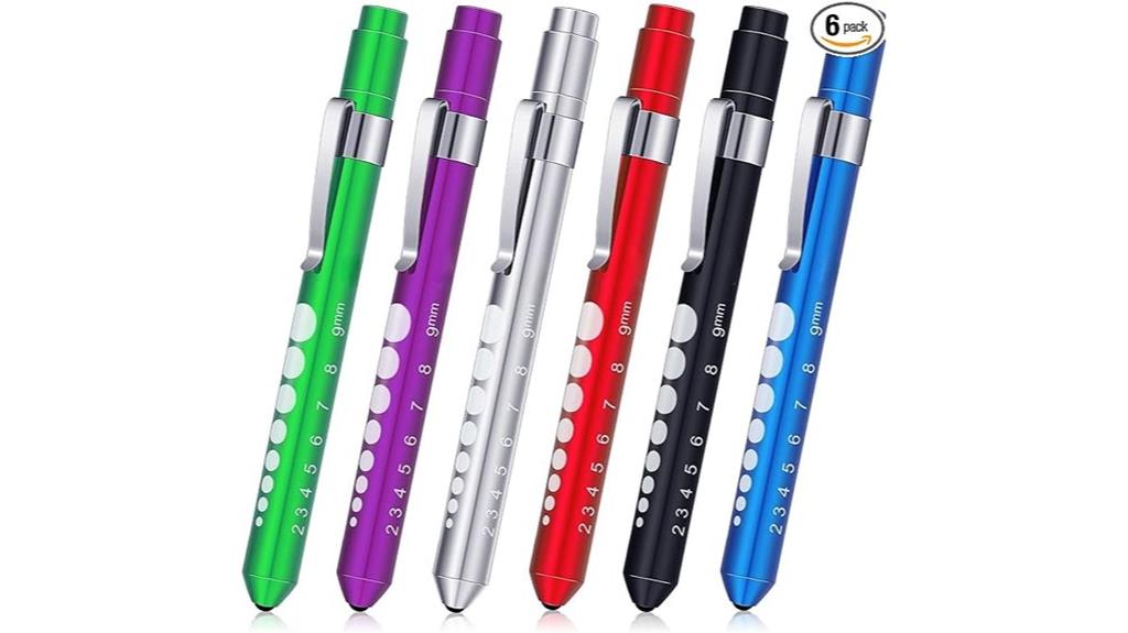 nurse penlights with pupil gauge